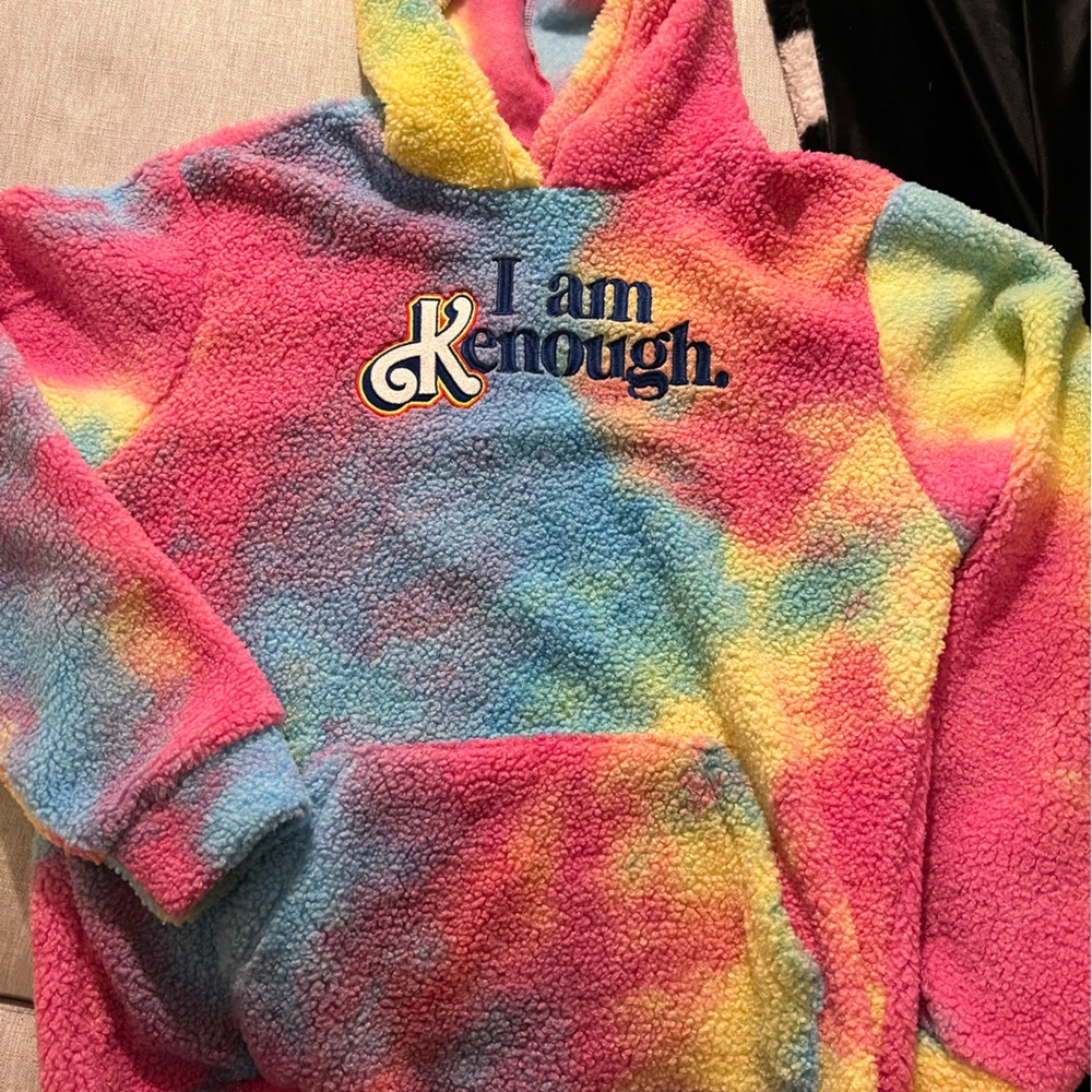 Barbie The Movie Official “I Am Kenough” Unisex Sherpa Hoodie